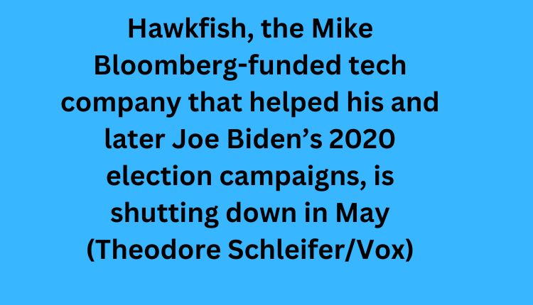 hawkfish mike bloombergfunded mayschleifervox